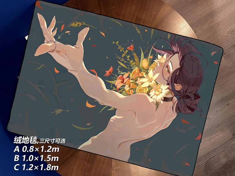 千鳥社《蕾塞的獨舞》鏈鋸人炸彈惡魔午睡毯地毯裝飾畫 