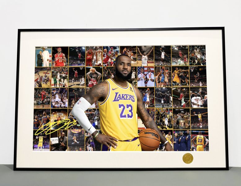 H2工作室 《四旬老漢詹姆斯》NBA勒布朗詹姆斯老詹詹皇裝飾畫 