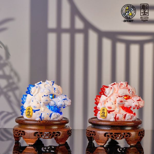 【補款】正版授權 OFFART×阿壬 12cm 百貓紅蓮 迷你招財頭雕 