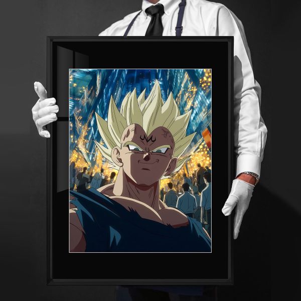 千鳥社《賽亞都市-貝吉塔》龍珠超級賽亞人午睡毯地毯裝飾畫 