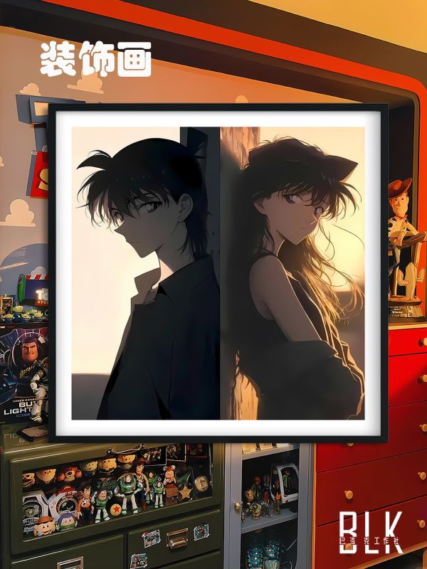 巴洛克 新蘭名偵探柯南裝飾畫/冰箱貼 