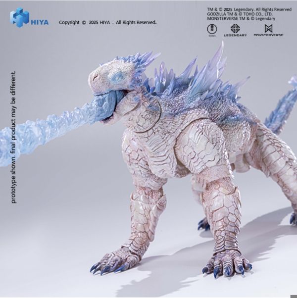 正版授權 HIYA 海雅玩具 17cm 哥斯拉大戰金剛2 帝國崛起 冰凍吐息雪魔 