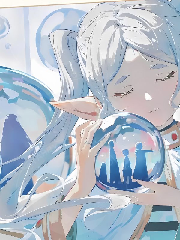 星空《水晶球芙莉蓮》葬送的芙莉蓮辛美爾菲倫裝飾畫 