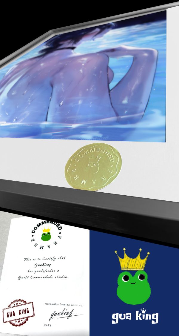 皇呱《出水芙蓉》電鋸人蕾塞篇曼妙身姿蕾塞裝飾畫 