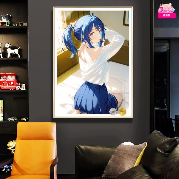 阿喵畫社 回眸八見高清裝飾畫 