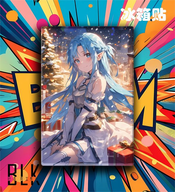 巴洛克 水精靈亞絲娜刀劍神域裝飾畫/冰箱貼 