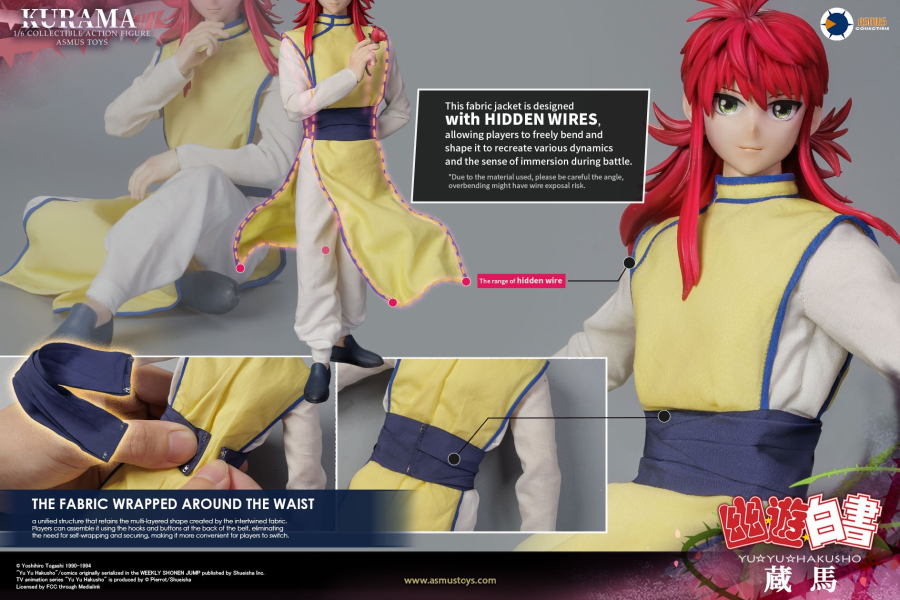 ASMUS TOYS 1/6 幽遊白書系列藏馬- GK國度 ASMUS TOYS 1/6 幽遊白書系列藏馬- GK國度
