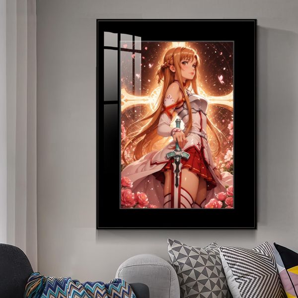 JUZI橘子工作室 十字玫瑰 亞絲娜 裝飾畫 