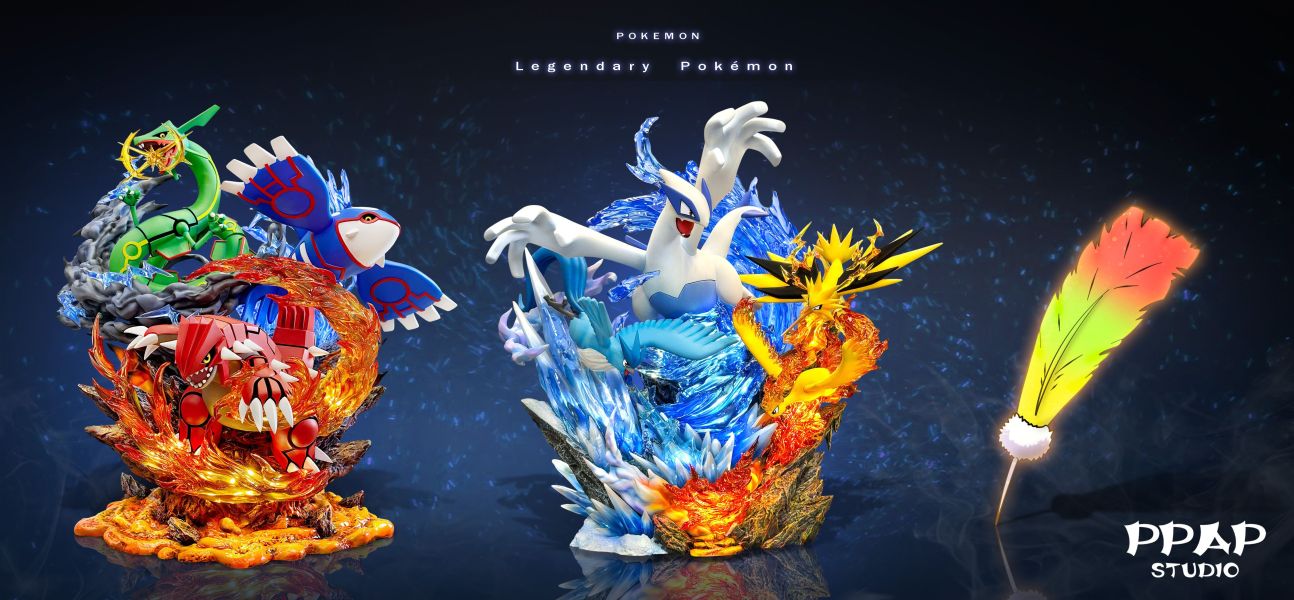 【現貨】PPAP Studio  寶可夢神獸第二彈 聖鳥組 洛奇亞+三聖鳥（火焰鳥，急凍鳥，閃電鳥） 
