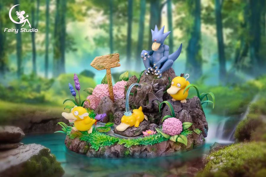 Fairy精靈屋 生態gk系列第三彈可達鴨家族 