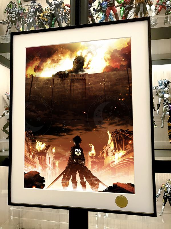 星空《瑪利亞之牆》超巨進擊的巨人自由之翼裝飾畫 