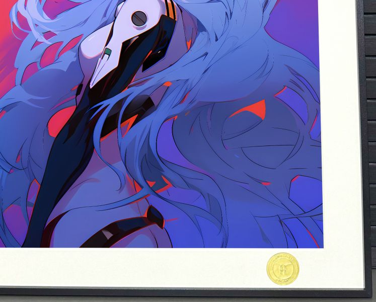 H2工作室 《長髮綾波麗》新世紀福音戰士初號機裝飾畫 