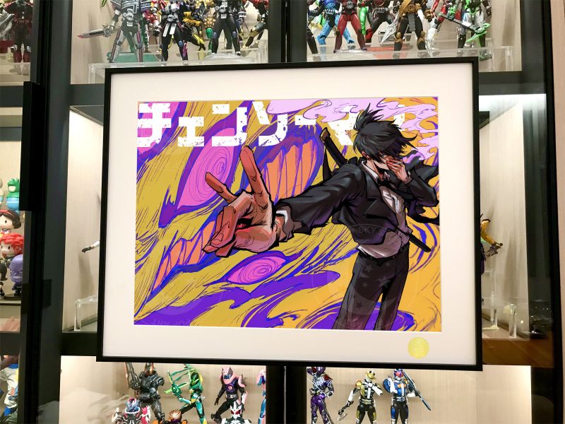 星空《狐狸契約》電鋸人瑪奇瑪帕瓦電次蕾塞篇裝飾畫 