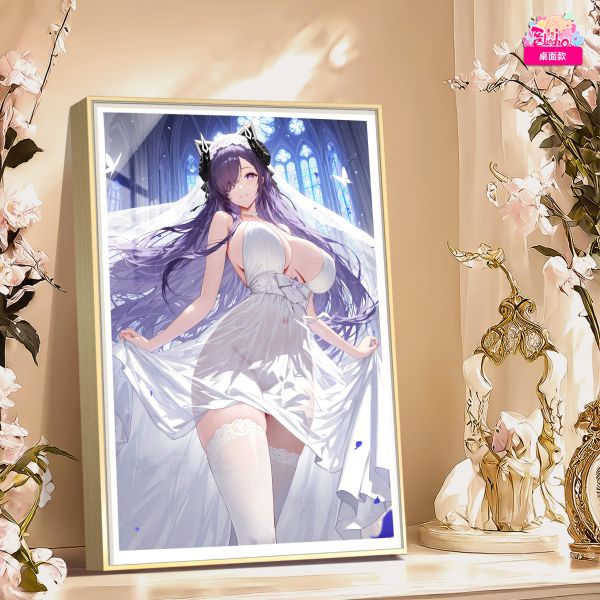 阿喵畫社 婚紗 奧古斯特 裝飾畫 