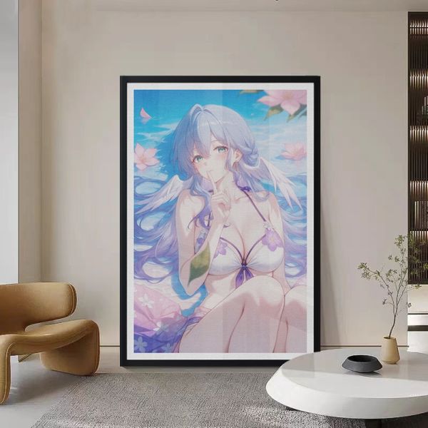 SKS香橙工作室 噓！知更鳥 彩色版畫裝飾畫 