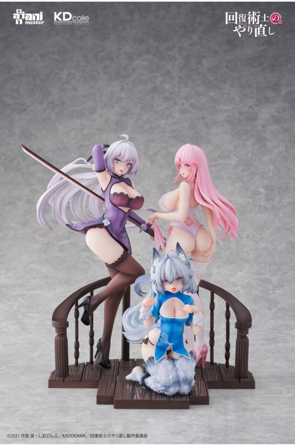 正版授權 大漫匠 Animester 1/7 回覆術士的重啓人生 克蕾赫&芙列雅&剎那 旗袍Ver. 