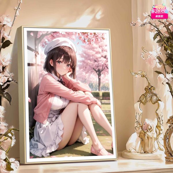 阿喵畫社 櫻花季 加藤惠 裝飾畫 