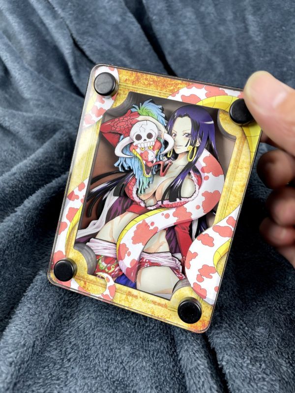 萌萌匠 Onepiece海賊王女帝波雅漢庫克薩羅梅立體亞克力磚擺臺 