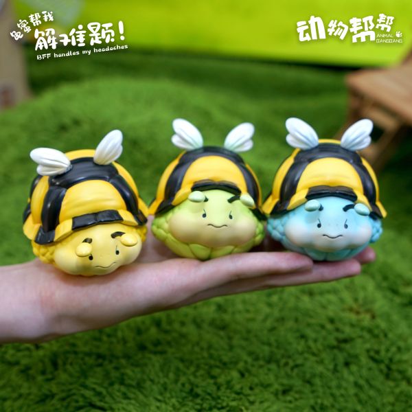 傑刻動漫×動物幫幫 龜蜜潮玩桌面擺件 