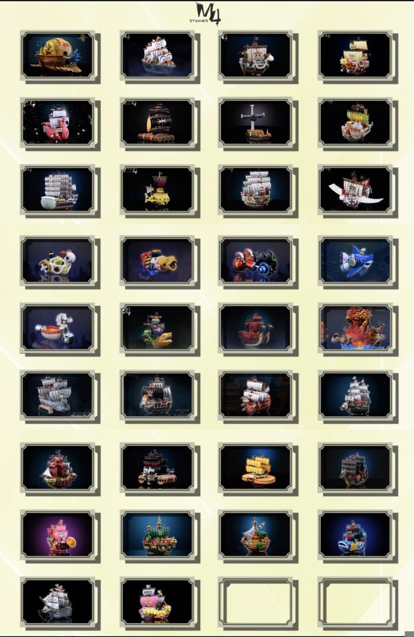 M4 全員船-系列第三十四彈 波尼海賊船 珠寶·瑪格麗特披薩號 