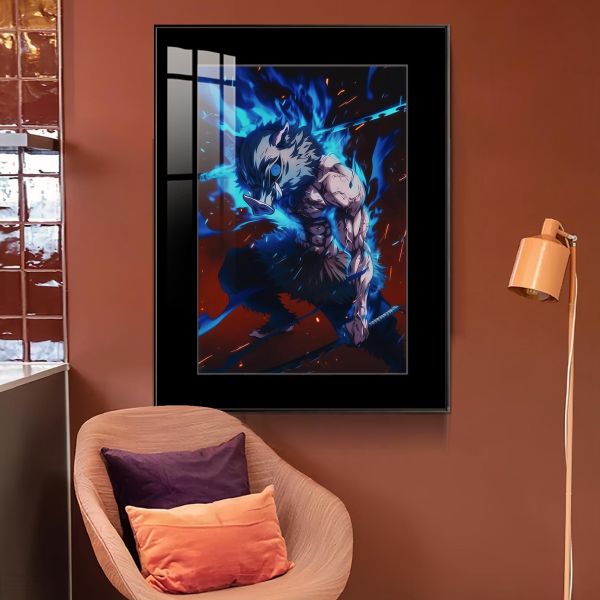 JUZI橘子工作室 鬼殺二刀流：嘴平伊之助 裝飾畫 