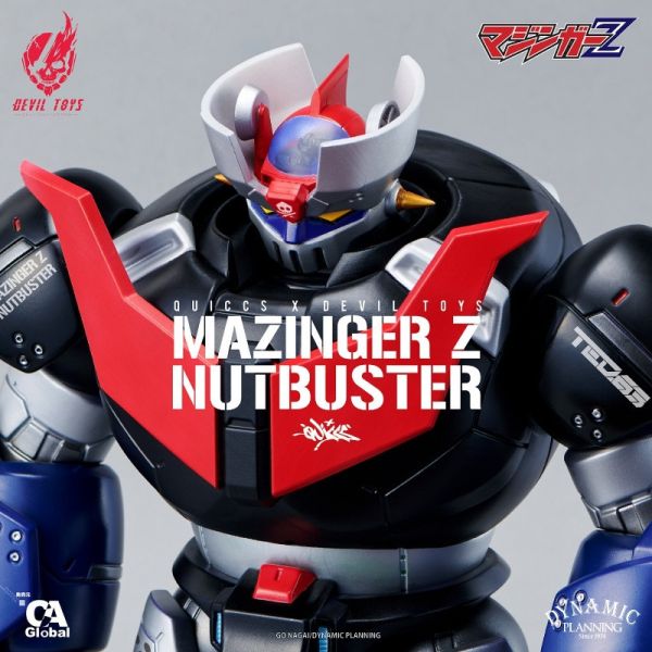 正版授權 Devil Toys×Quiccs 32cm 無敵鐵金剛 破核者 Mazinger Z Nutbuster 
