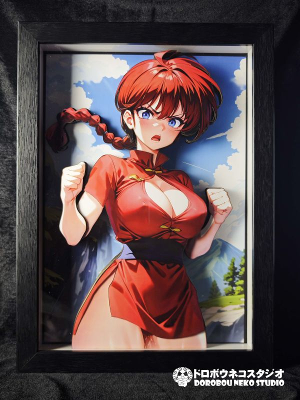 泥棒貓工作室 DSMG-101 早乙女亂馬 立體裝飾畫 