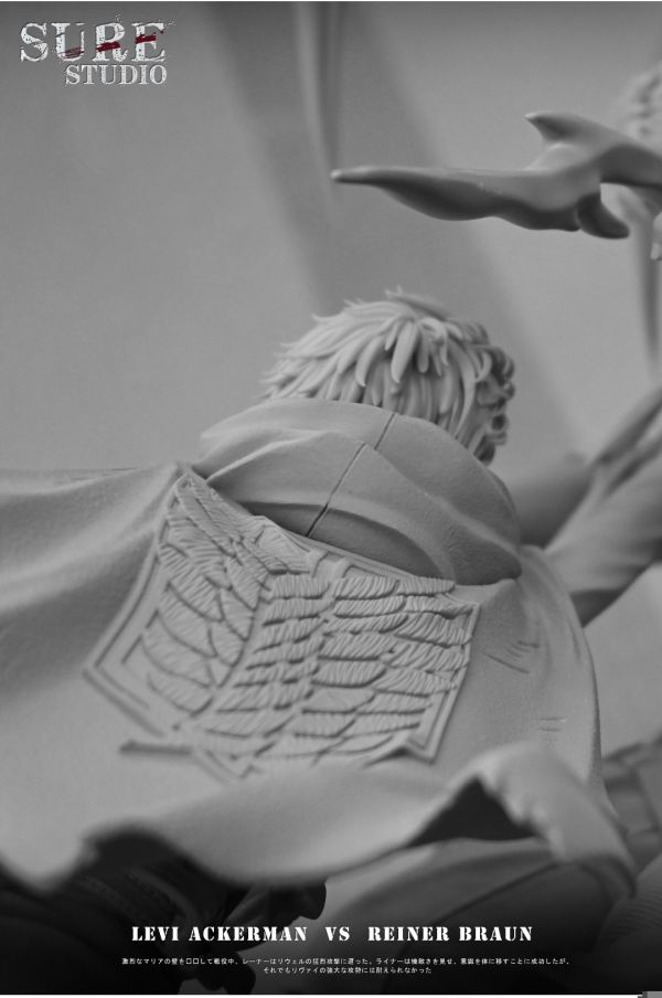 Sure studio SSS巨人對戰系列 兵長vs萊納 