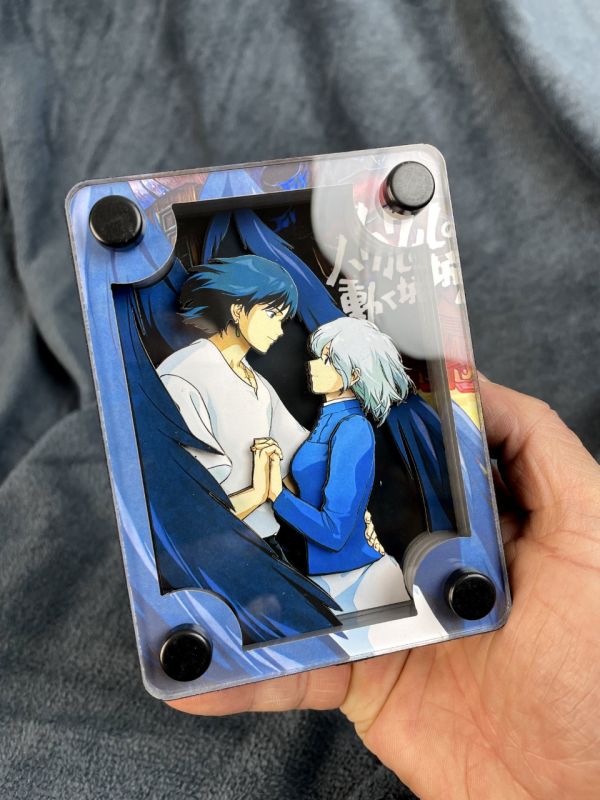 萌萌匠 哈爾的移動城堡哈爾蘇菲立體亞克力磚擺臺 