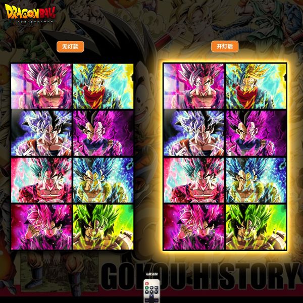 阿喵畫社 龍珠八宮格燈帶畫 