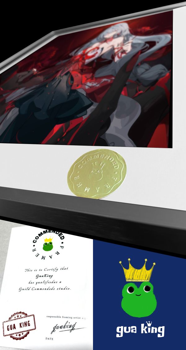 皇呱《冥界女神費洛洛 》鳴潮殘星會會監裝飾畫 