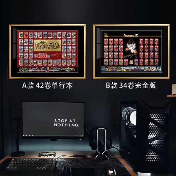 千鳥社 龍珠漫畫封面 孫悟空鳥山明簽名裝飾畫 平面版 
