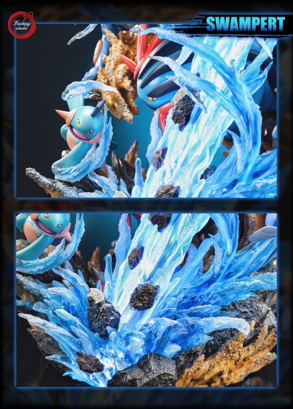 【補款】fantasy 幻想屋 GX進化系列 第十三彈 共鳴第三代御三家 巨沼怪家族 “濁流”巨沼怪、“臂錘”mega巨沼怪 洶湧來襲 