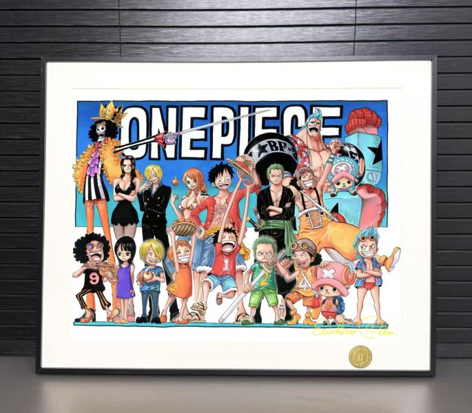 H2工作室 《成長》海賊王魯夫索隆香吉士娜美喬巴烏索普裝飾畫 