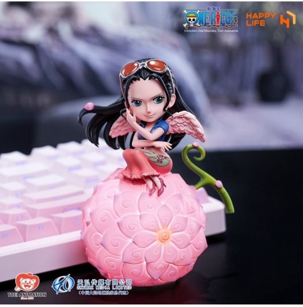 正版授權 HAPPY LIFE《航海王》惡魔果實系列 羅賓聲控小夜燈 