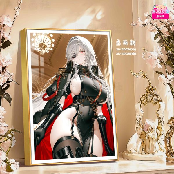 阿喵畫社 碧藍航線 獨眼魯梅 裝飾畫 