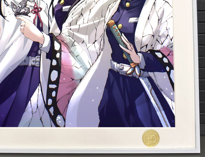 H2工作室《蝴蝶三姐妹》鬼滅之刃裝飾畫 