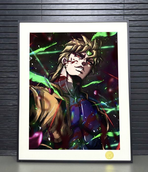 H2工作室《迪奧布蘭度》JOJO的奇妙冒險星塵鬥士裝飾畫 