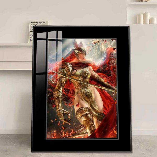 JUZI橘子工作室 艾爾登法環 女武神瑪蓮妮亞 腐敗女王 裝飾畫 