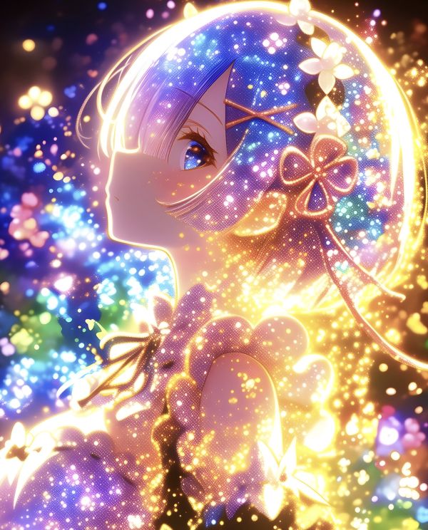 H2工作室《夢幻蕾姆》Re從零開始的異世界生活雷姆裝飾畫 