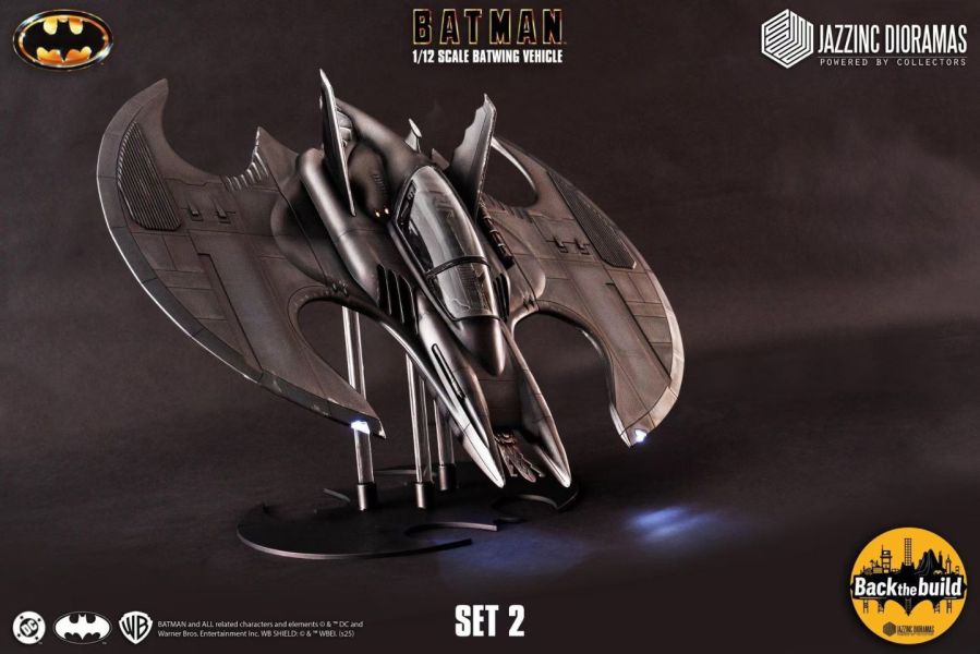 正版授權 JAZZINC DIORAMAS 1/12 1989年終極蝙蝠翼戰機 四款 