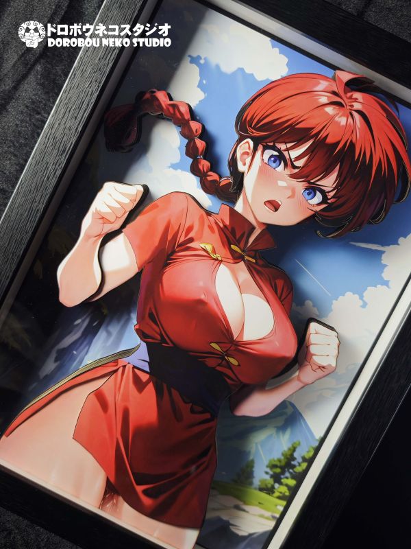 泥棒貓工作室 DSMG-101 早乙女亂馬 立體裝飾畫 