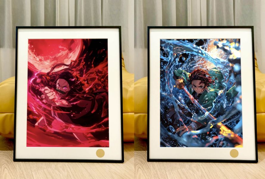 星空 《彌豆子》炭治郎鬼滅之刃Nezukov裝飾畫 