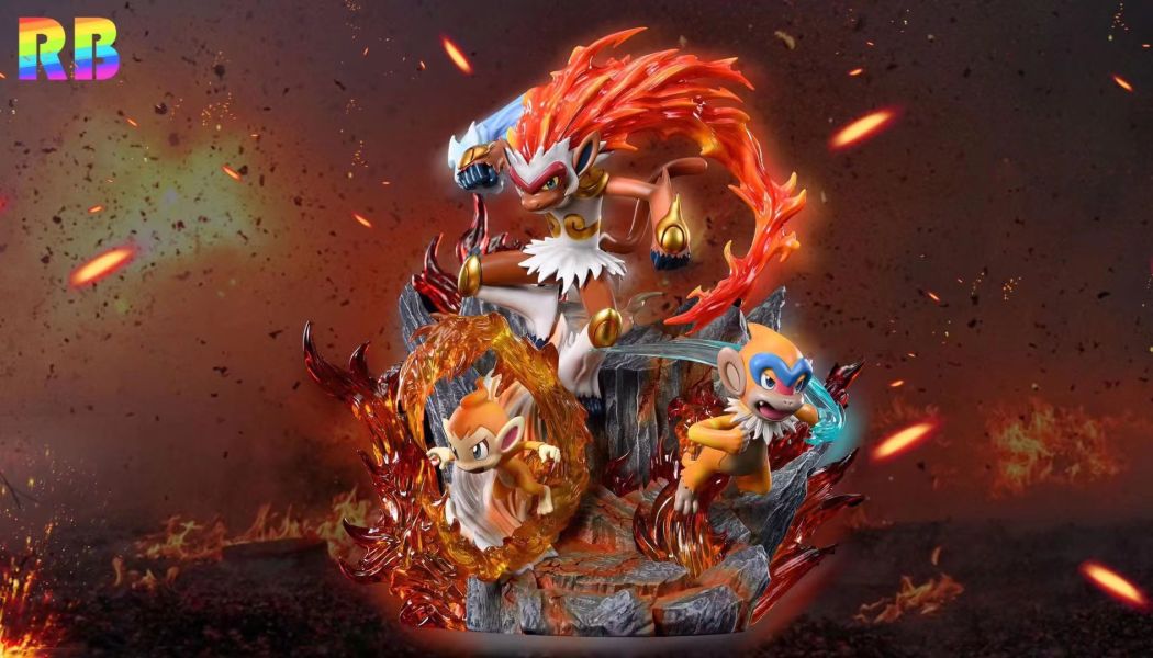 Rainbow Studio 小智王牌寶可夢繫列 第二彈 烈焰猴 
