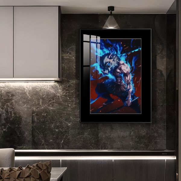 JUZI橘子工作室 鬼殺二刀流：嘴平伊之助 裝飾畫 