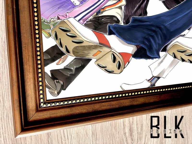 巴洛克 死神現世篇一護露琪亞茶渡織姬裝飾畫/冰箱貼 