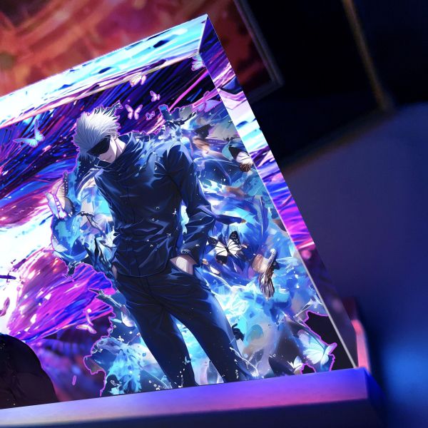 阿喵畫社 術式反轉 五條悟發光卡磚 