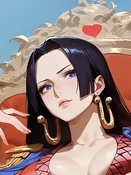 星空《王座女帝》海賊王 波雅漢庫克 七武海動漫裝飾畫 