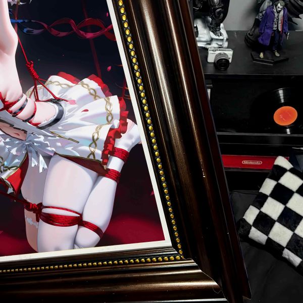 阿喵畫社 椿擺臺裝飾畫 