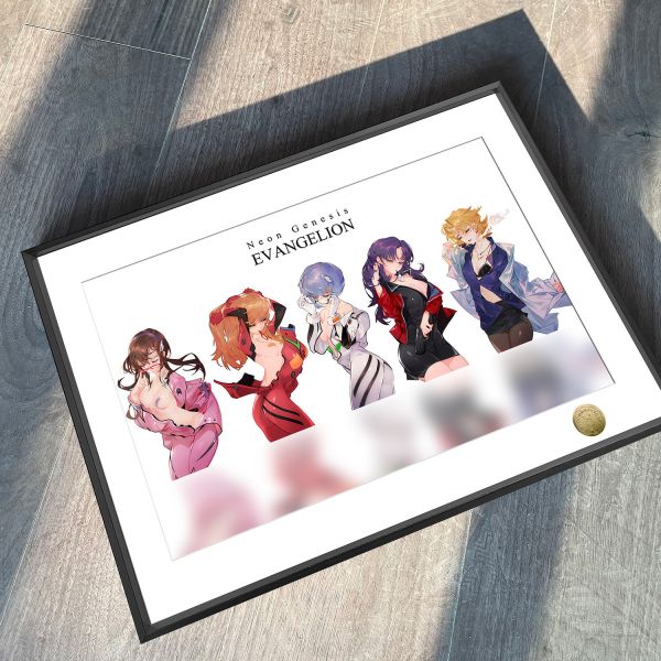 皇呱《EVA女主》新世紀福音戰士裝飾畫 
